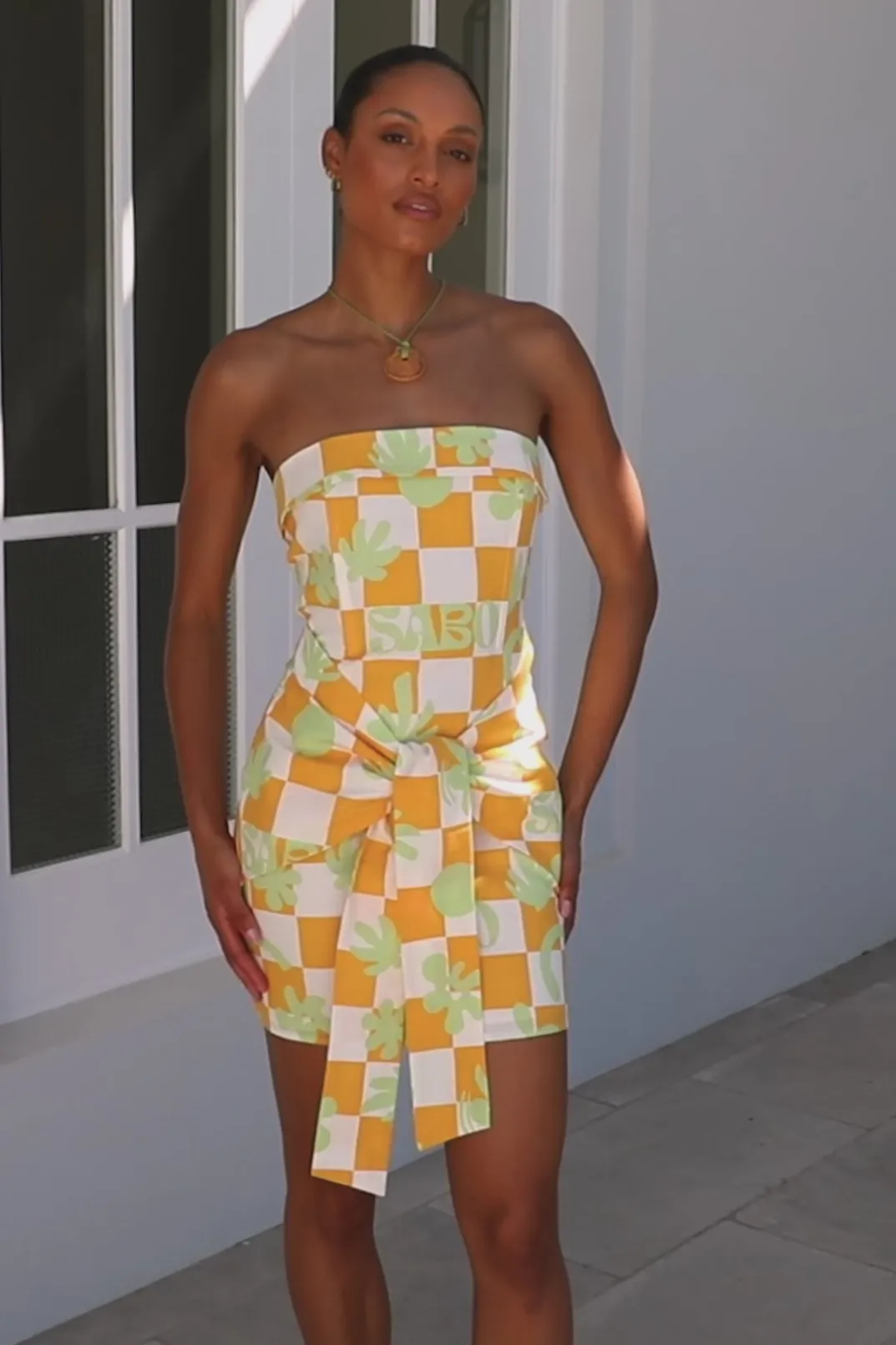 Dresses|SABO Kingsley Dress- Checkerboard