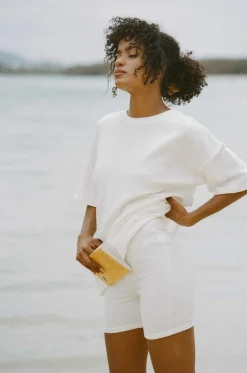 Sets|SABO Kiva Bike Shorts-White