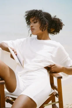 Sets|SABO Kiva Bike Shorts-White