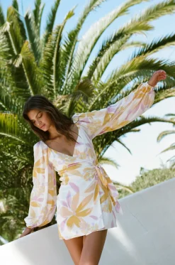 Dresses|SABO Kona Wrap Dress-Paradise Floral