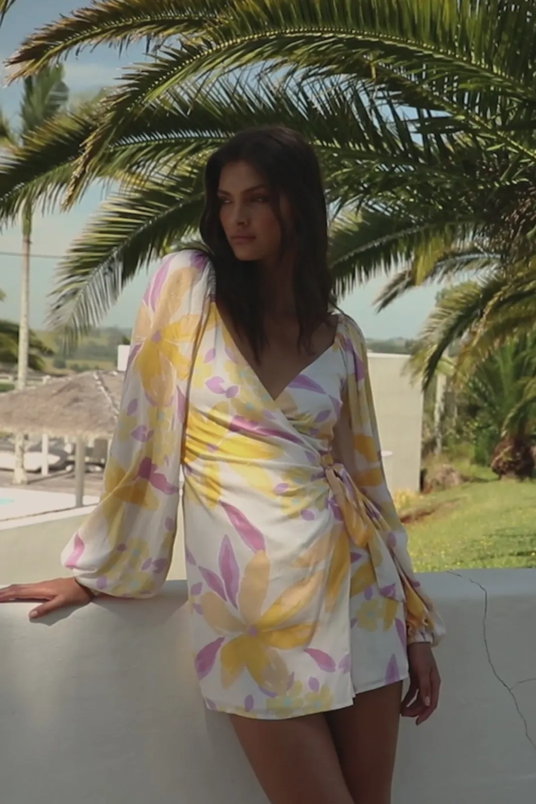 Dresses|SABO Kona Wrap Dress-Paradise Floral