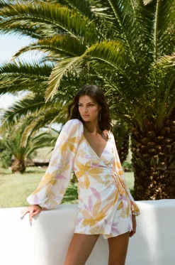 Dresses|SABO Kona Wrap Dress-Paradise Floral