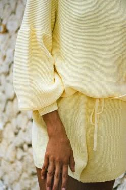 Sets|SABO Lemondrop Knit Shorts