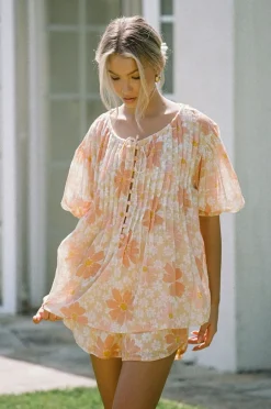 Sets|SABO Leta Shorts-Autumn Floral