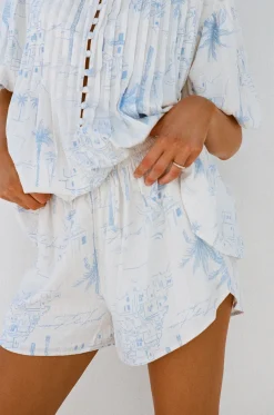 Sets|SABO Leta Shorts-Santorini