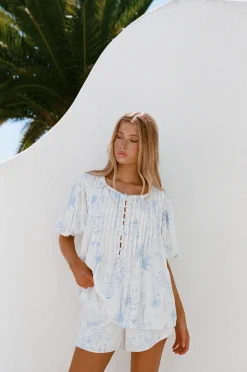 Sets|SABO Leta Shorts-Santorini