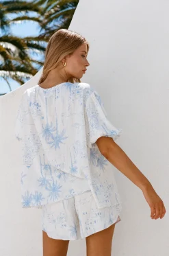 Sets|SABO Leta Shorts-Santorini