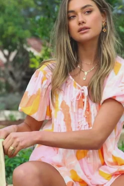 Sets|SABO Leta Shorts-Sunset