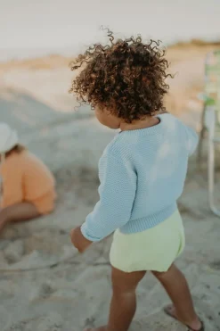 Mini|SABO Lime Mini Knit Shorts