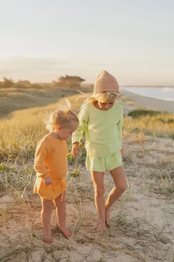 Mini|SABO Lime Mini Knit Shorts