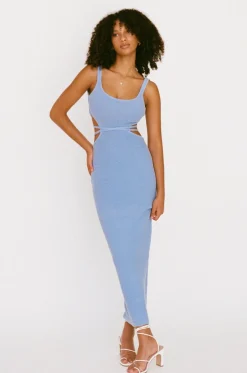 Dresses|SABO London Knit Dress-Azure