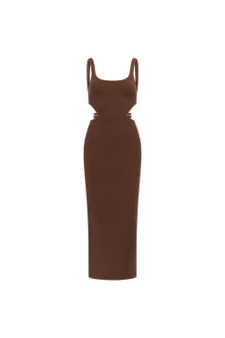 Dresses|SABO London Knit Dress-Chocolate