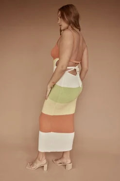 Back In|SABO London Knit Dress-Earth