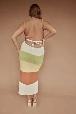 Back In|SABO London Knit Dress-Earth