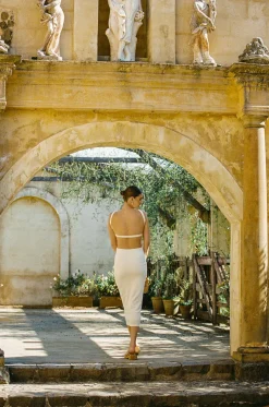 Dresses|SABO London Knit Dress-Vanilla