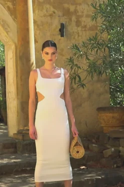 Dresses|SABO London Knit Dress-Vanilla