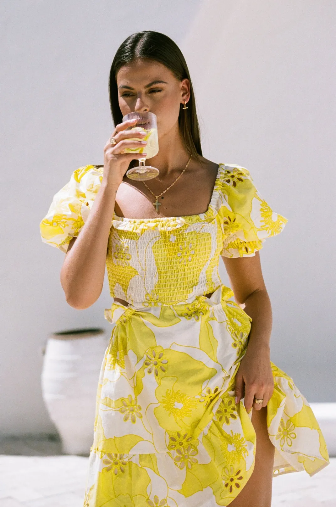 Dresses|SABO Mariz Shirred Dress