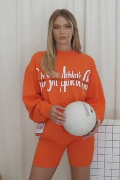 Sets|SABO Medley Sweater-Orange