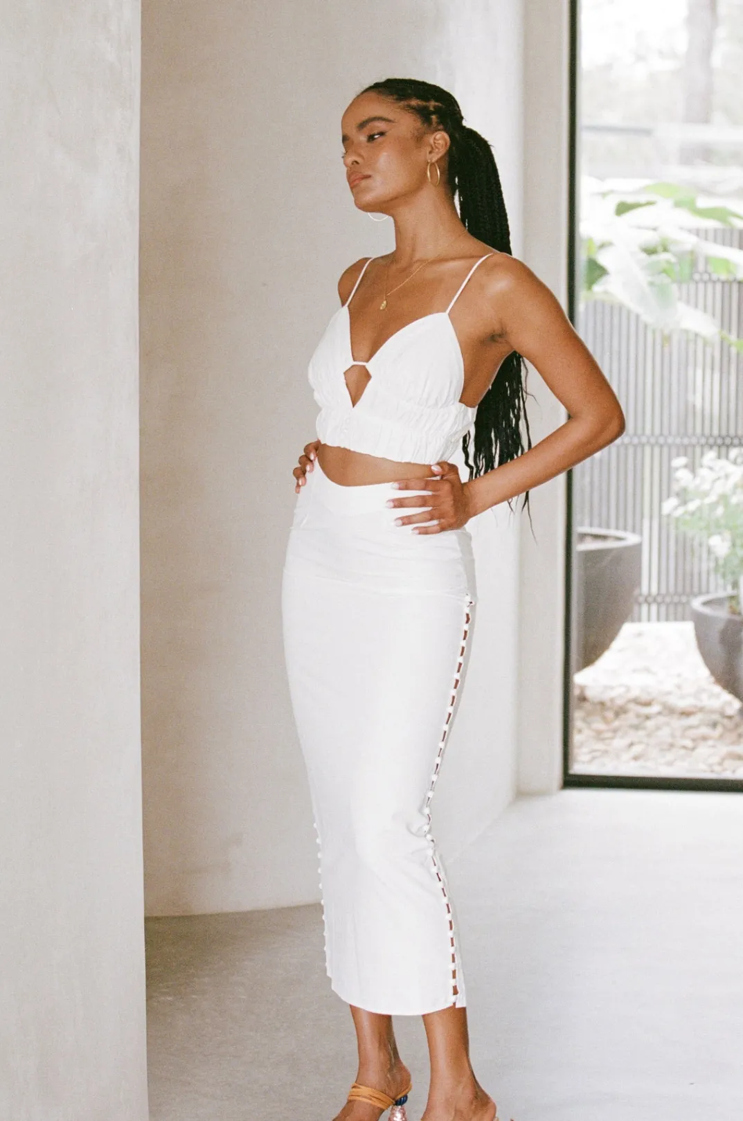 Sets|SABO Mikali Midi Skirt