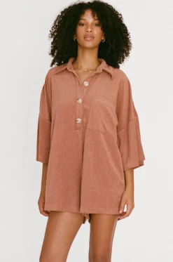 Playsuits|SABO Milena Playsuit-Biscotti