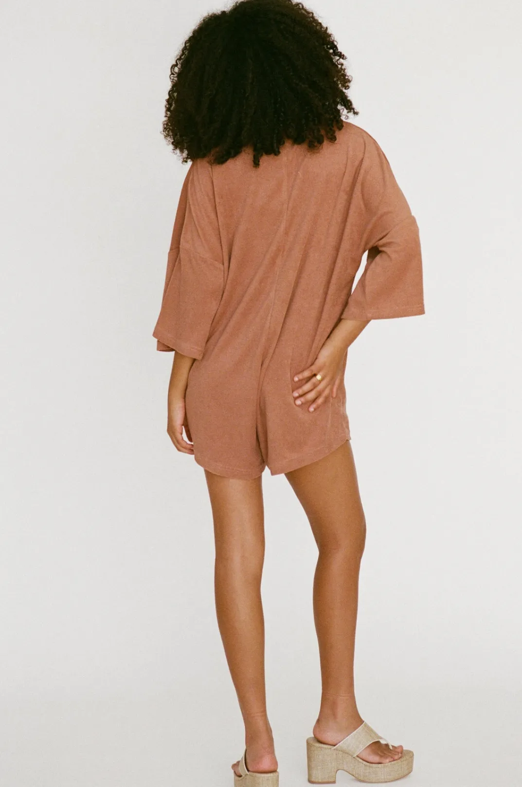 Playsuits|SABO Milena Playsuit-Biscotti