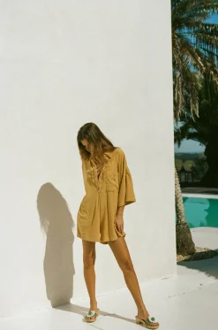 Playsuits|SABO Milena Playsuit-Toffee