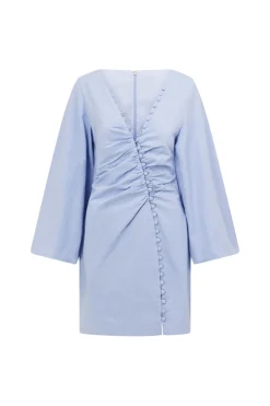 Dresses|SABO Minna Button Dress-Periwinkle
