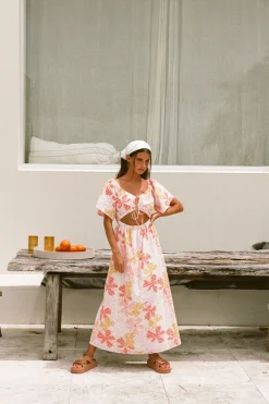 Dresses|SABO Nalu Off Shoulder Dress-Pollen