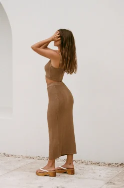 Sets|SABO Nooa Skirt-Mocha