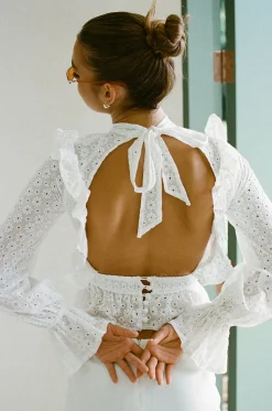 Tops|SABO Nubia Top-Embroidered