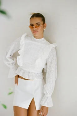 Tops|SABO Nubia Top-Embroidered