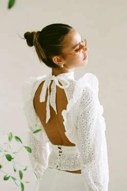 Tops|SABO Nubia Top-Embroidered