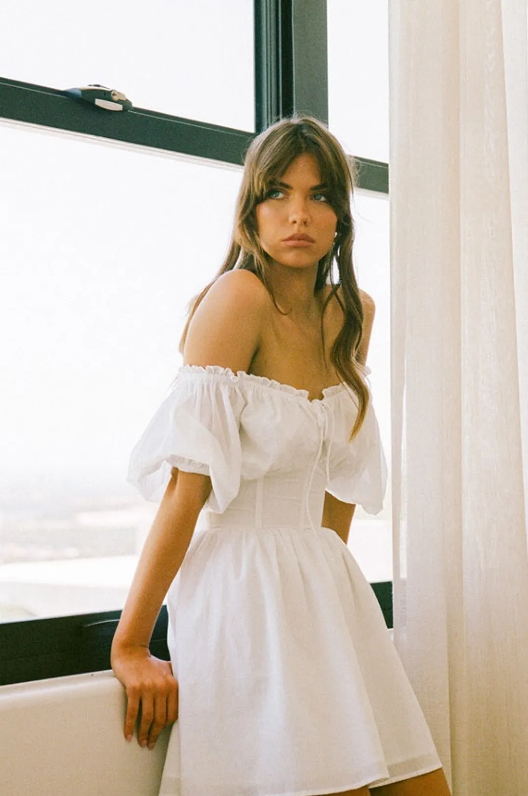 Back In|SABO Nyrobi Dress-White