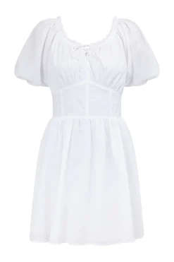 Back In|SABO Nyrobi Dress-White