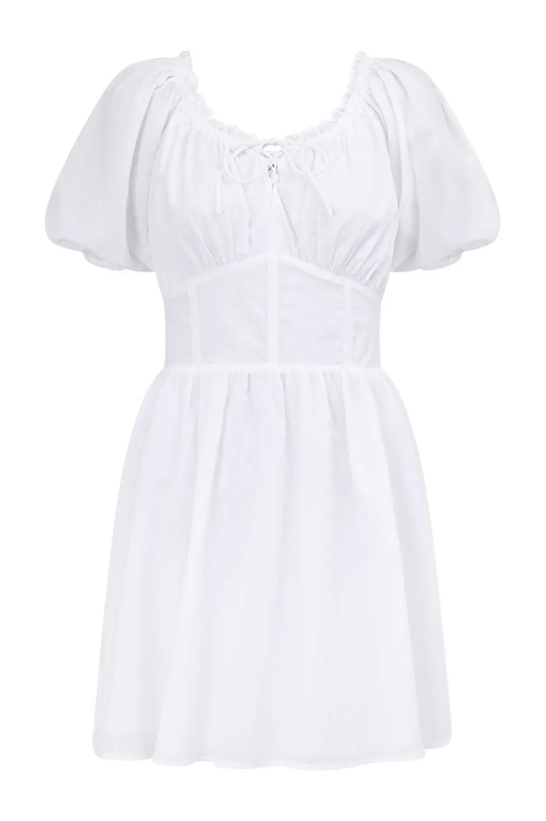 Back In|SABO Nyrobi Dress-White
