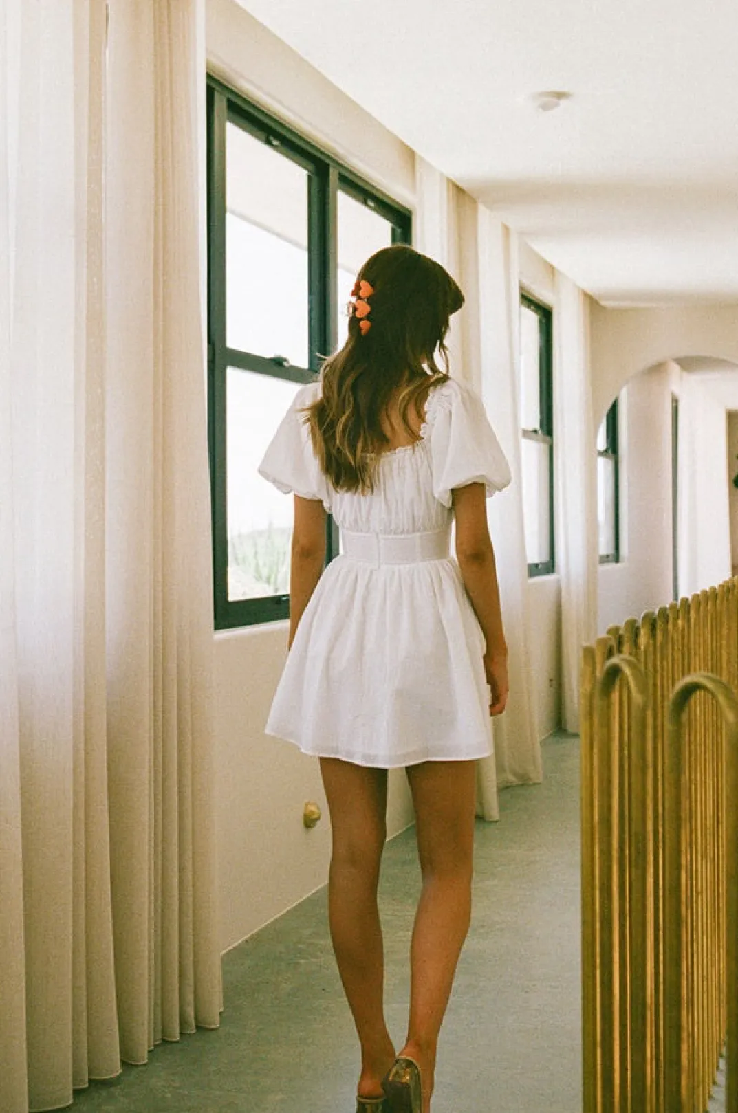 Back In|SABO Nyrobi Dress-White