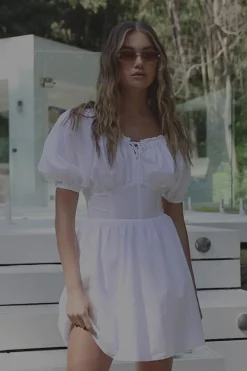 Back In|SABO Nyrobi Dress-White