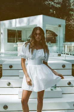 Back In|SABO Nyrobi Dress-White