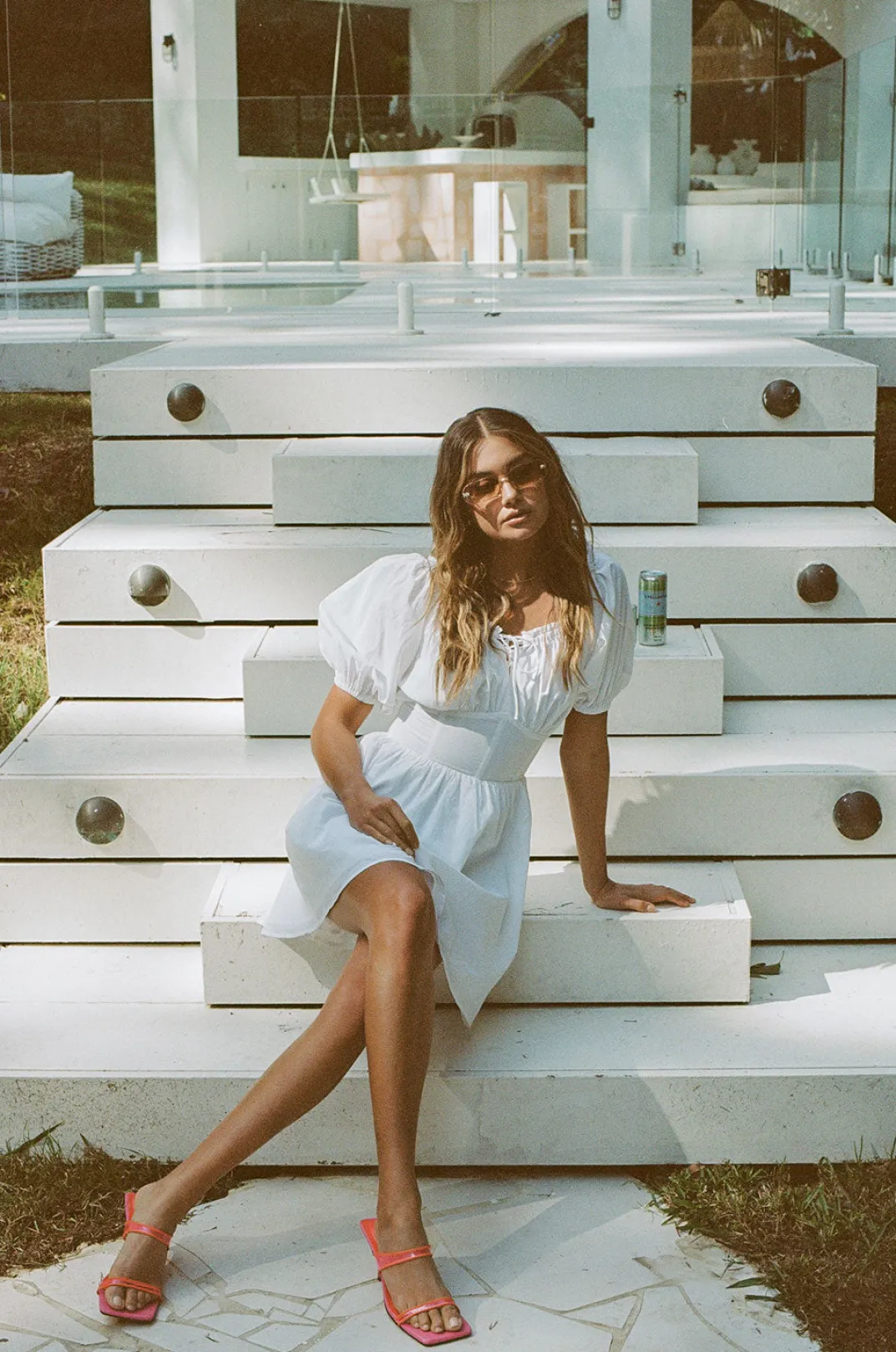 Back In|SABO Nyrobi Dress-White