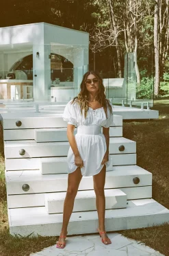 Back In|SABO Nyrobi Dress-White