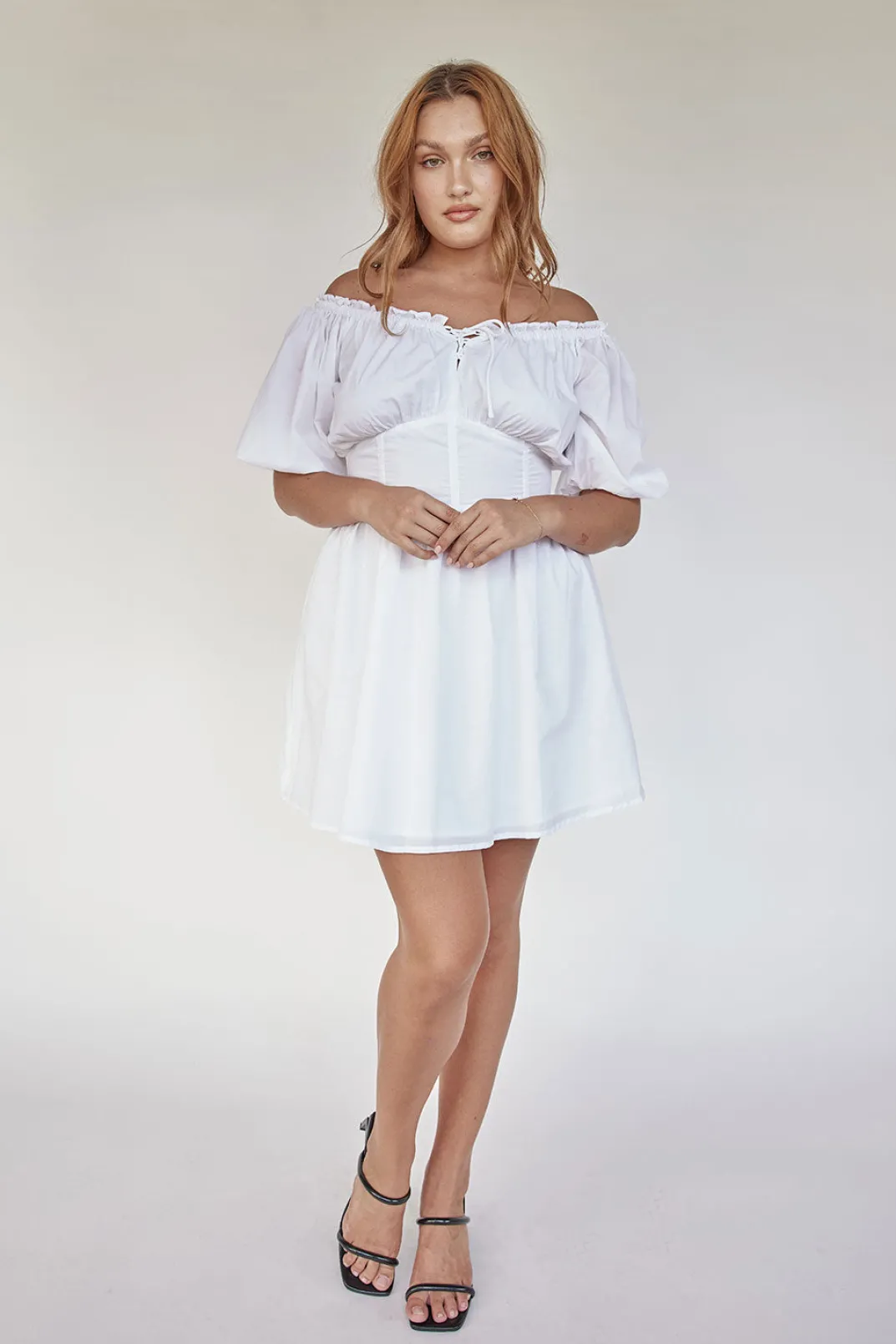 Back In|SABO Nyrobi Dress-White