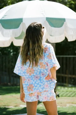 Sets|SABO Oli Top-Sky Floral