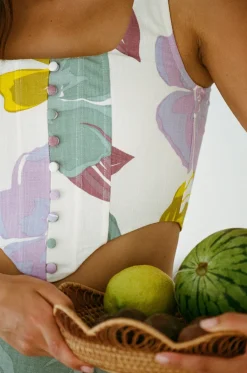 Sets|SABO Oralia Top-Royal Floral