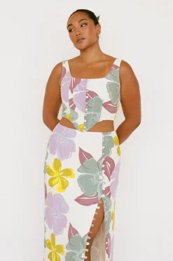 Sets|SABO Oralia Top-Royal Floral