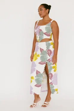 Sets|SABO Oralia Top-Royal Floral