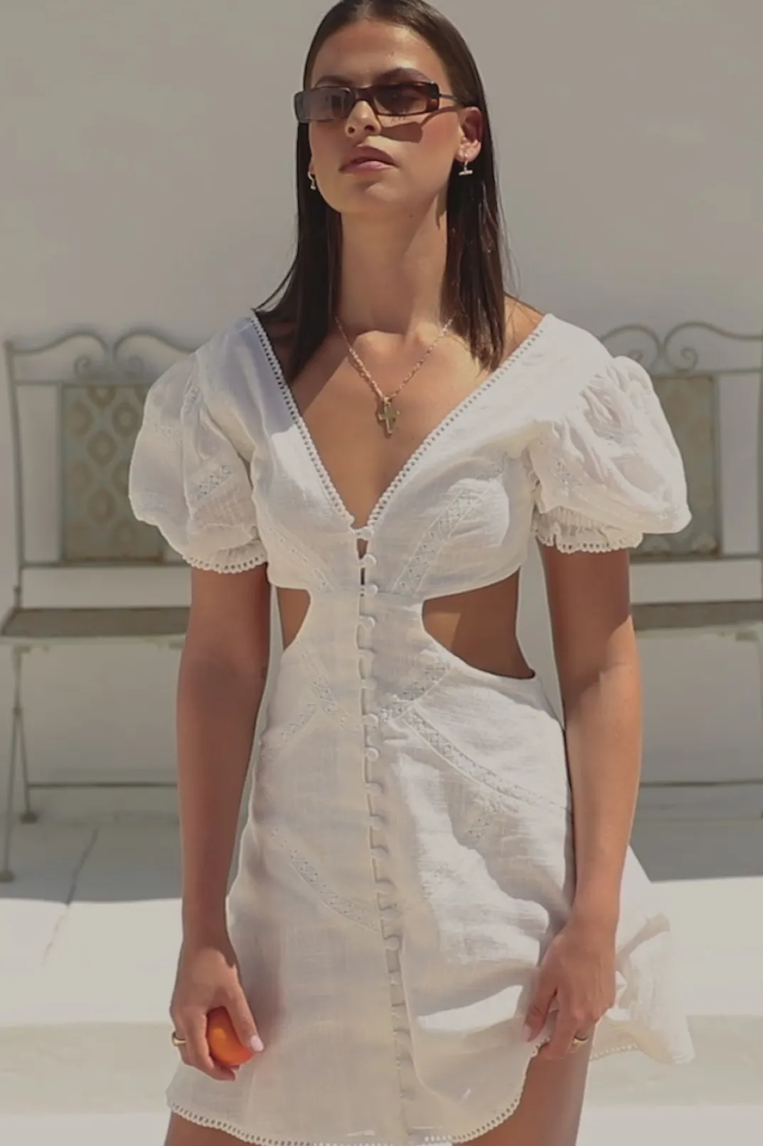 Dresses|SABO Paisley Cutout Dress