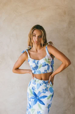 Sets|SABO Paradiso Shirred Top