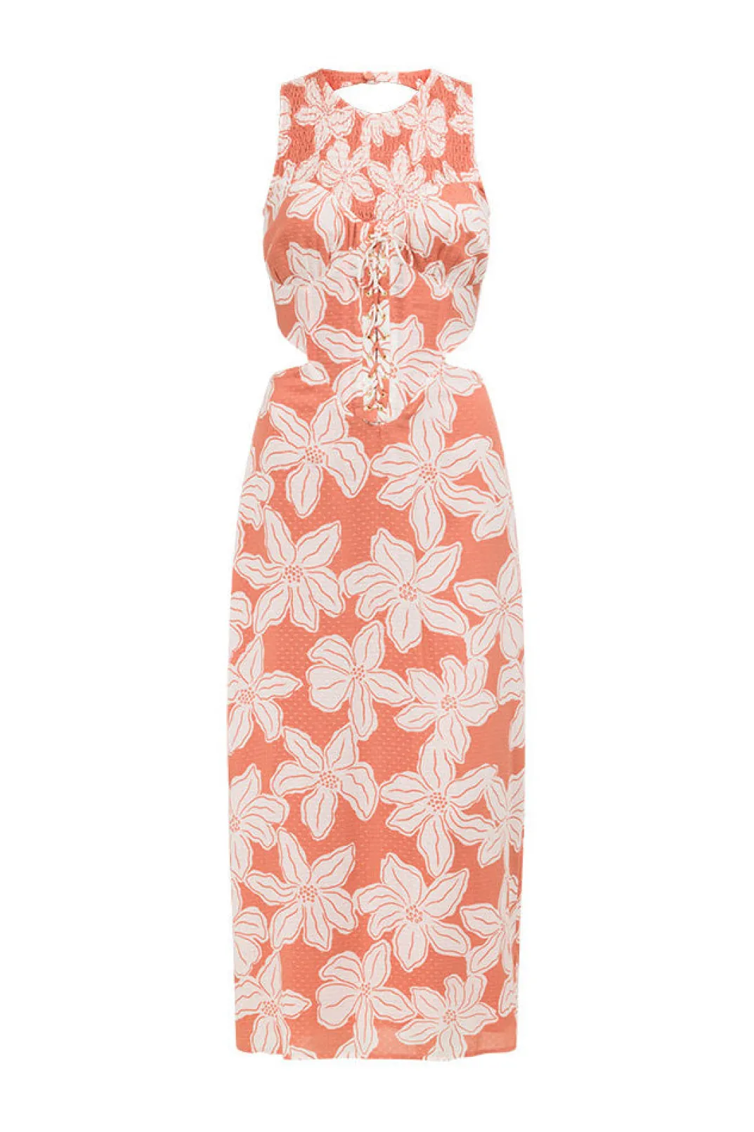 Dresses|SABO Peaches Backless Dress-Forest Floral