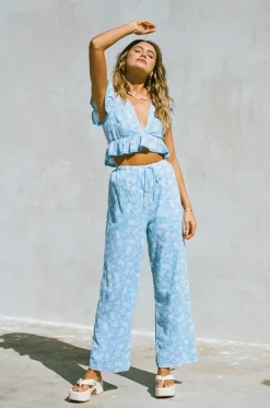 Sets|SABO Renata Resort Pants-Azure