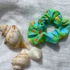 Swimwear|SABO Retro Floral Scrunchie-Green